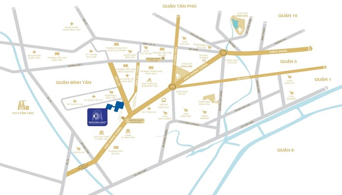 Vị trí Moonlight Centre Point