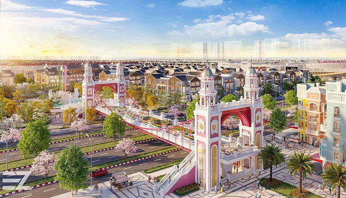 Cầu Đông Tây Mega Grand World Hà Nội