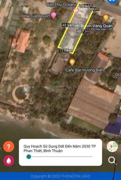 Cần bán Đất nền riêng lẻ 725m² Đường Huỳnh Thúc Kháng, Phường Hàm Tiến, Thành phố Phan Thiết, Bình Thuận