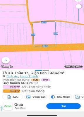 Chủ cần bán Khác 10363m² bình an Xã Bình An, Huyện Long Thành, Đồng Nai