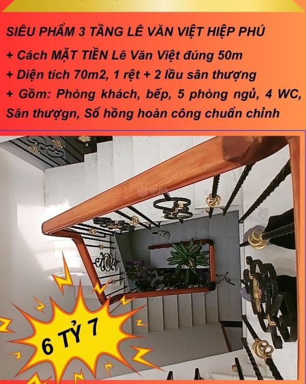 Bán Đất nền riêng lẻ 70m² Phường Hiệp Phú, Thành phố Thủ Đức, Hồ Chí Minh
