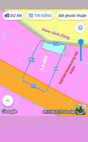 Cần bán Đất nền riêng lẻ 542m² Tỉnh lộ 328, Xã Phước Thuận, Huyện Xuyên Mộc, Bà Rịa Vũng Tàu
