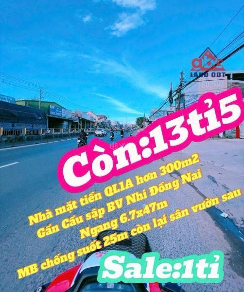 Bán nhà mặt tiền QL1A 313m2 gần cầu sập Bv Nhi 🏘️ Đồng Nai TP.Biên Hoà Quốc lộ 1A, Phường Hố Nai, Thành phố Biên Hoà, Đồng Nai