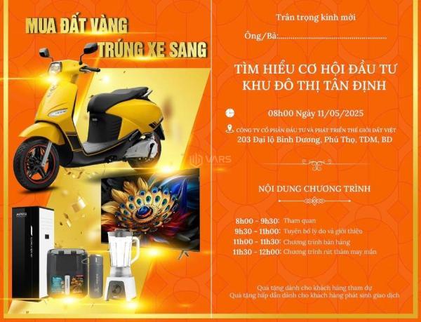 Chủ cần bán Đất nền Dự án 150m² Phường Tân Định, Thị xã Bến Cát, Bình Dương
