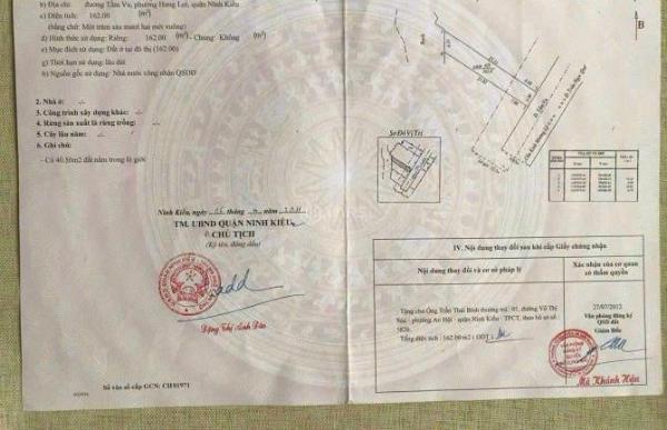 Bán Nhà mặt phố 409m² Đường Tầm Vu, Phường Hưng Lợi, Quận Ninh Kiều, Cần Thơ