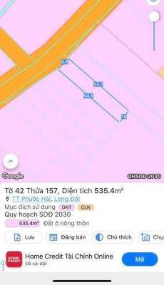 CẦN BÁN GẤP LÔ ĐẤT 535M2 THỊ TRẤN PHƯỚC 🏘️ HẢI - LONG ĐẤT - BRVT Tỉnh lộ 44, Thị trấn Phước Hải, Huyện Đất Đỏ, Bà Rịa Vũng Tàu