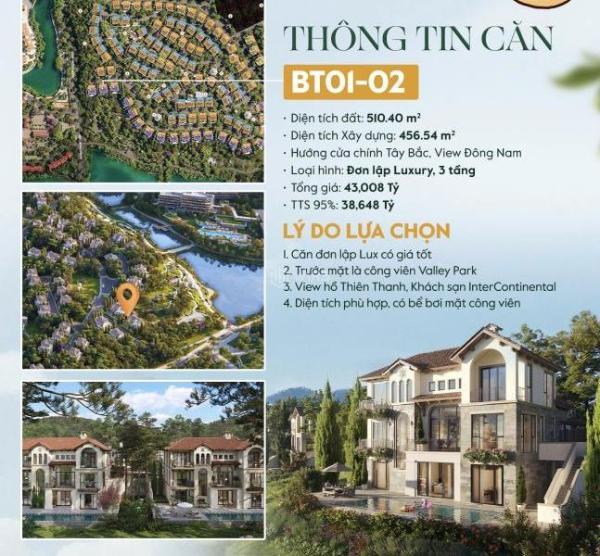 Bán Biệt thự nghỉ dưỡng 510m² Đường Nguyễn Văn Cừ, Xã Ngọc Thanh, Thành phố Phúc Yên, Vĩnh Phúc