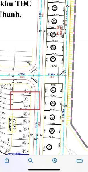 Chủ cần bán Đất nền Dự án 119m² Đường số 5, Phường Đống Đa, Thành phố Quy Nhơn, Bình Định