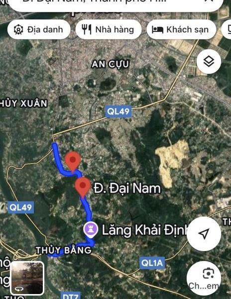 VỪA BÁN ☘ VỪA TẶNG ĐẤT MẶT TIỀN KHẢI ĐỊNH (ĐẠI NAM) Đường Khải Định, Phường Thủy Xuân, Thành phố Huế, Huế