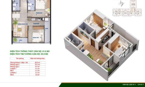 Bán Căn hộ chung cư 52m² Đường 47M, Phường Đồng Tiến, Thành phố Phổ Yên, Thái Nguyên