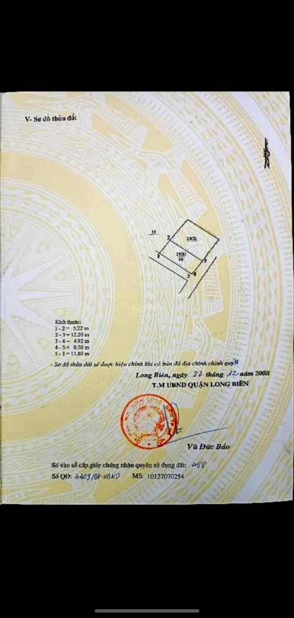 Bán nhà riêng tại đường nguyễn văn linh, sài ☘ đồng, long biên, hà nội, 5,7 tỷ, 61
