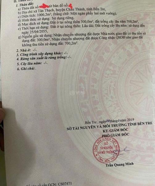 Chủ cần bán Khác 1000m²