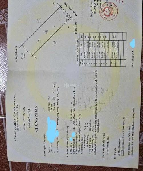 Bán Nhà mặt phố 33m²