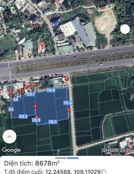 Bán lô đất lúa diên an cách võ 🆘 nguyên giáp chỉ 10m