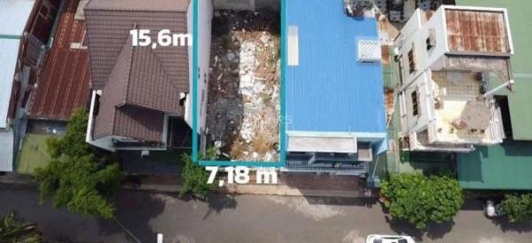 BÁN LÔ 🏣 ĐẤT ĐẸP CHIỀU NGANG DÀI 7,18x15,6m - H: TÂY BẮC - TC: 100% - 6,45 TỶ