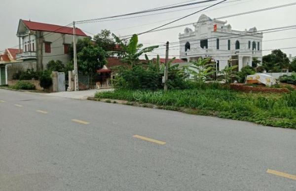 Chính chủ bán đất mặt phố lô góc Lương Tài 424m2, 🔥 2 mặt tiền, view sông Cẩm Giàng