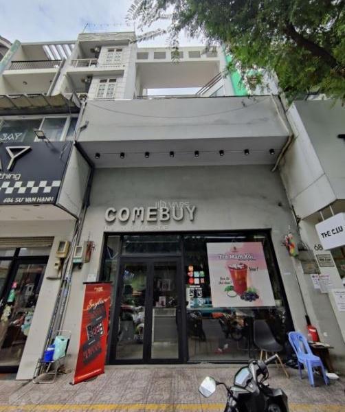 Cho thuê nhà mặt tiền 682 Sư Vạn Hạnh, P12, Q10. Trệt, lửng, 2 Lầu. Ngang 6x17 chỉ 🏢 100tr