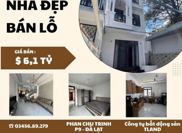 NHÀ ĐẸP CẦN BÁN LỖ GIẢI QUYẾT CÔNG VIỆC – 🏤 P9, ĐÀ LẠT