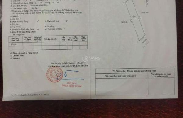 Bán Đất nền riêng lẻ 72m²