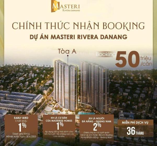 Masterise homes ra mắt dự án ☘ căn hộ cao cấp tại trung tâm thành phố biển đà nẵng