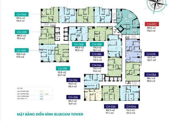 Tận hướng chuẩn sống tinh hoa tại bluegem tower 🏘️ gần công viên yên sở