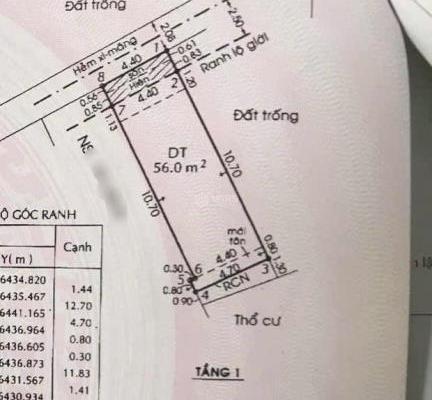 2ty8-56m2-Nhà C4 đường 💥 Số 6,Long Trường