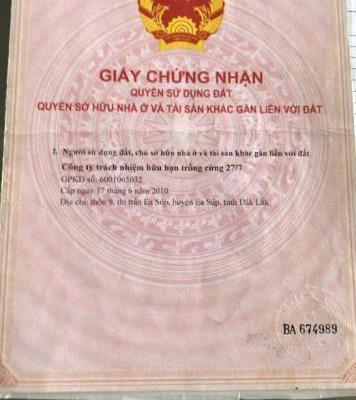 Cần bán Đất nền riêng lẻ 2000000m²
