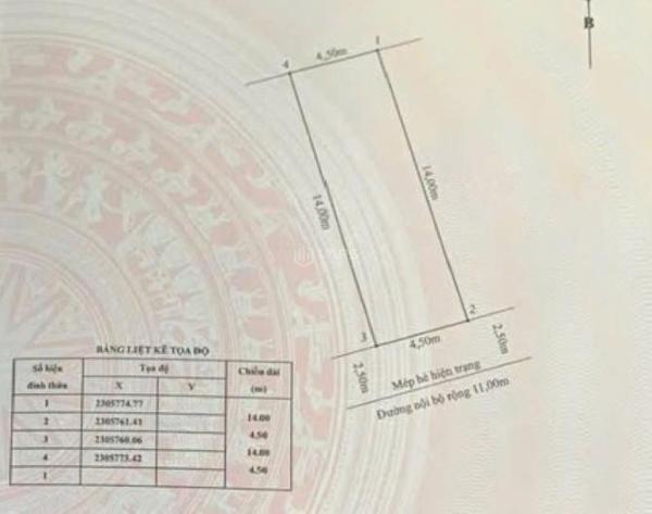 Bán đất TĐC Cây Đa - Bạch 🏚️ Thái Bưởi giá 100 triệu/m