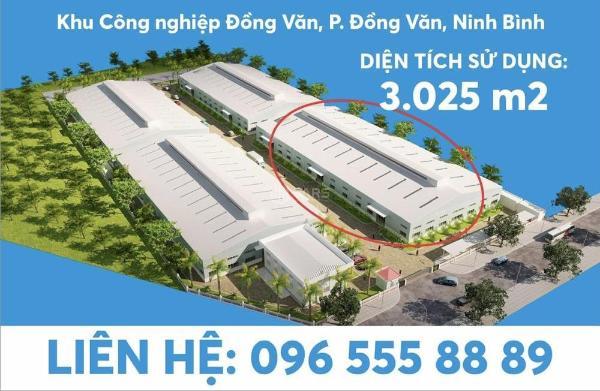 Cho thuê kho xưởng sản xuất, chứa hàng 🏣 đầy đủ pccc tại kcn đồng văn 1