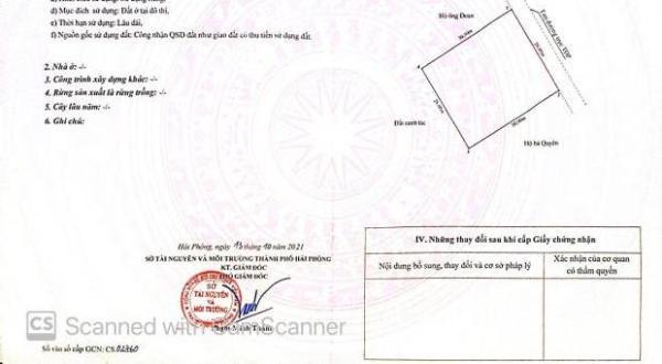 Bán Đất nền riêng lẻ 780m²