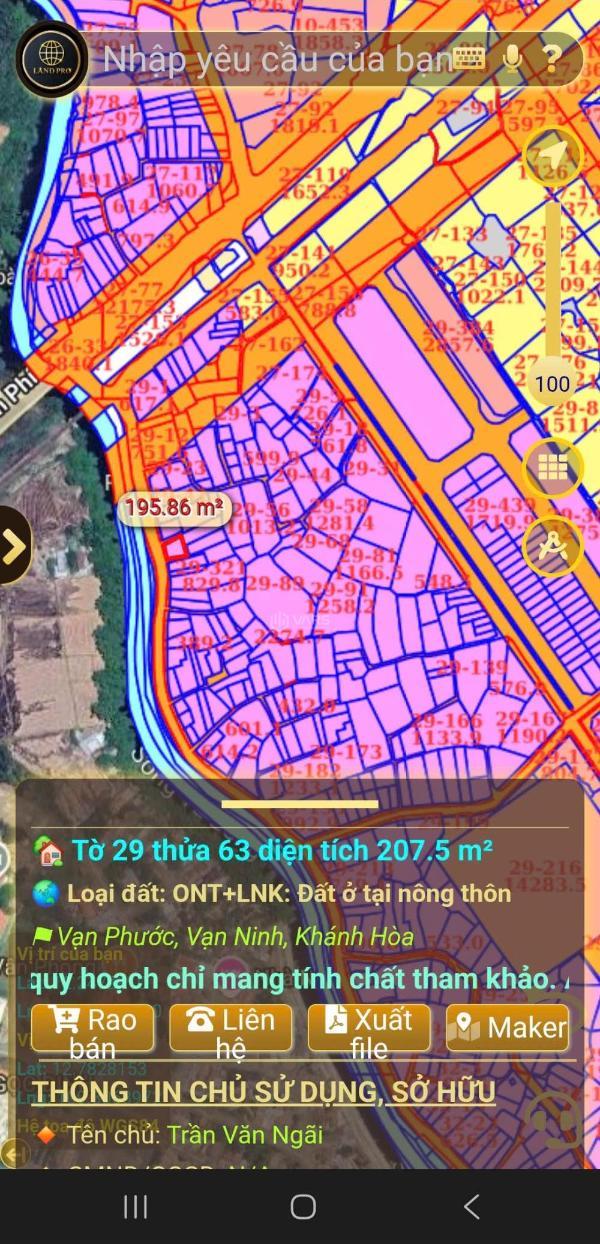 Cần bán Đất nền riêng lẻ 207m²