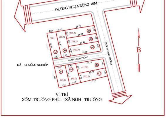 Đất 👍 gần Đại học Vinh cơ sở 2 chỉ từ 6xxtr