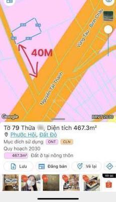Cần bán Đất nền riêng lẻ 467m²