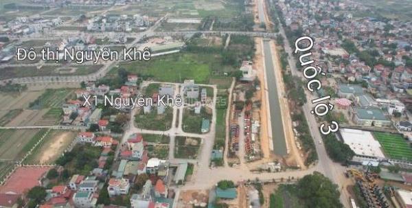Bán đất đấu giá X1 Nguyên Khê Đông Anh mặt đường quốc lộ 3 kinh doanh view 🏠 sông đào