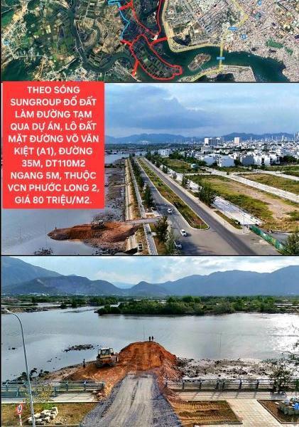 Bán đất 🌊 mặt tiền Đường Võ Văn Kiệt (A1), VCN Phước Long II, Nam Nha Trang, Khánh Hòa.