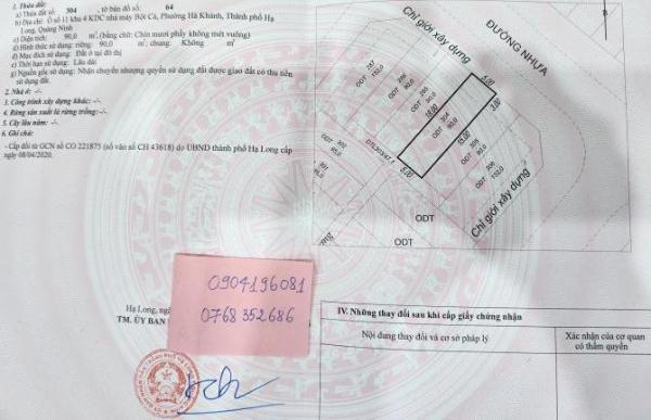 Chủ cần bán Đất nền Dự án 90m²