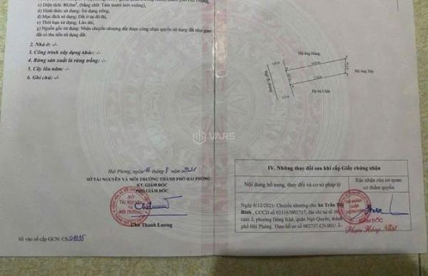 ✅ Bán lô đất 80m Tuyến 2 đường 402 Tư Thuỷ 🏡 - Hoà Nghĩa - Dương Kinh - Ngõ 100 Tư Thuỷ