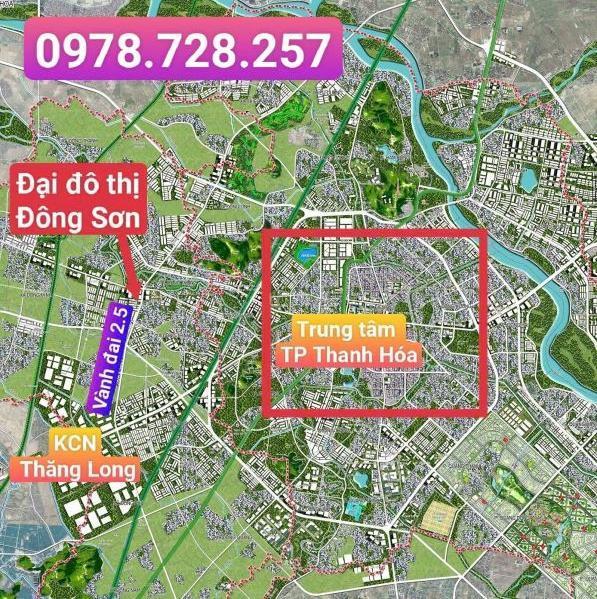Siêu rẻ, lô góc 93,5m2 đường 20,5m phường Đông Sơn vị trí kinh doanh tốt 🏤 giá đầu tư chỉ 1,