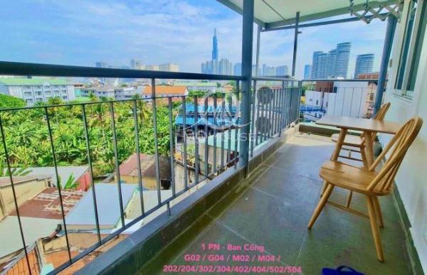 Căn hộ ban công tách bếp gần Công 🏘️ Trường Mê Linh_đủ nội thất_máy giặt riêng_thang máy