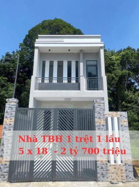 Nhà Tương Bình Hiệp 🏡 1 trêt 1 lầu : 2 ty 700 triệu , mới 100%