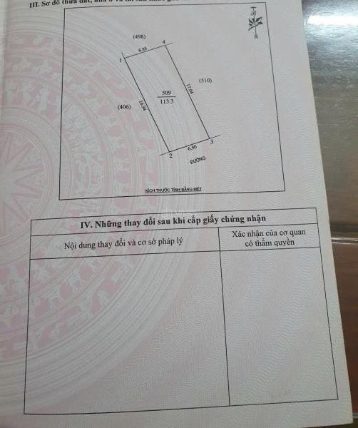 Cần bán Đất nền riêng lẻ 113m²