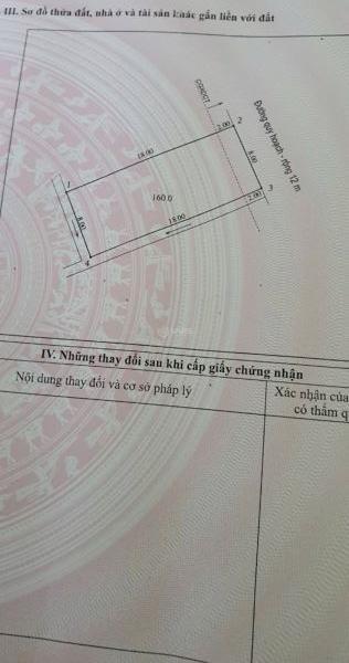 Chủ cần bán Đất nền riêng lẻ 160m²