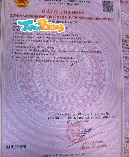 bán nhà nam lý, gần 🏡 trung tâm Đồng Hới, giá rẻ bất ngờ