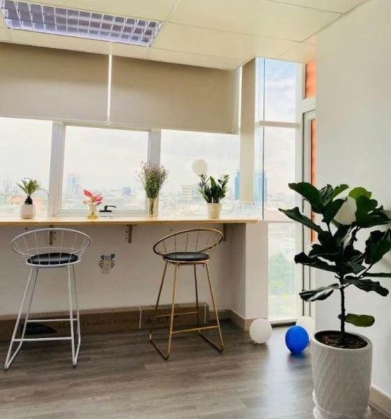 Cho thuê văn phòng đã setup sẵn bàn ghế cho 60 nhân sự làm việc đường 30/4 giá cực ☘ tốt