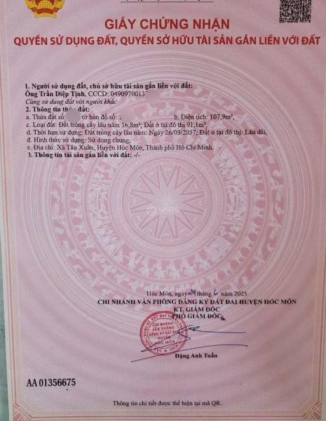 Đúng 1 tỉ cho căn nhà 108m2 Tân Xuân SHR, nhà đẹp 🆘 mua ở được ngay