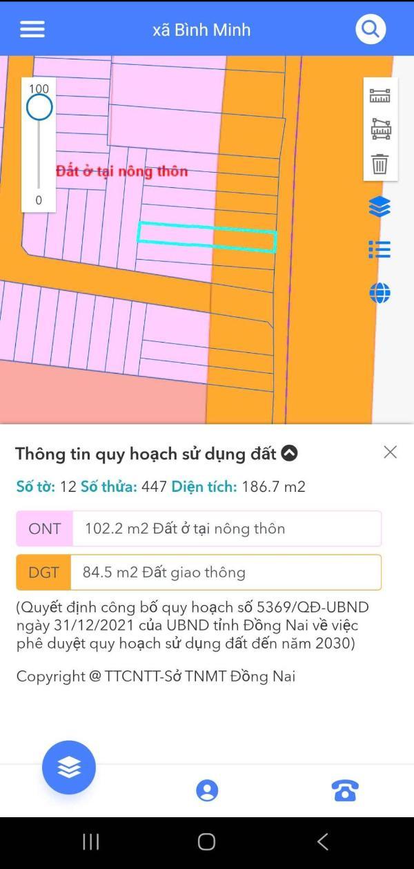 Bán 186m2 đất, có 102m2 tc mặt đường quảng tiền 🏤 - bm