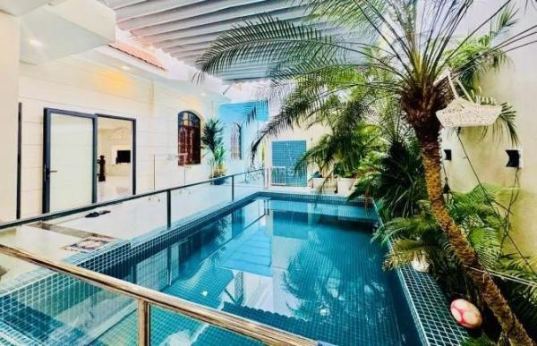 CHO THUÊ BIỆT SỰ HỒ BƠI SÂN VƯỜN RỘNG GẦN BỜ HỒ BÀU SEN 6PN 🏚️ FULL NỘI THẤT GIÁ 35 TRIỆU