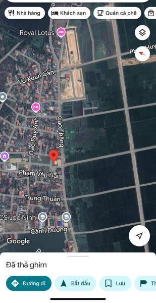 Bán nhanh lô đất đẹp Vùng 🏦 tằm Lộc Ninh đối lưng Cao Thắng