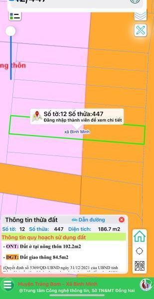Bán đất mặt tiền kinh doanh 1 tỷ 🏣 6 cách QL1A 500m, trường Quốc Tế Trịnh Hoài Đức 300m.