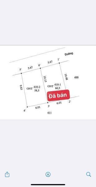 Bán 59m đất Đức Nhuận _Dạ Trạch_Khoái Châu_Hưng Yên _đường 🏘️ 2 oto tránh nhau